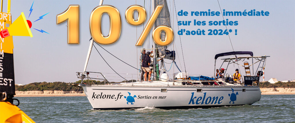 code promo sorties en mer août 2024 sur Kelone La Rochelle